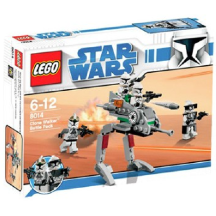 Lego 8014 Star Wars Clone Walker Battle Pack FROM 2009