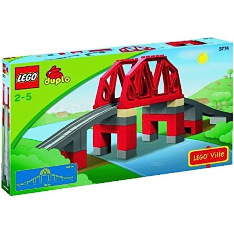 Lego 3774 Duplo Train Bridge (PRE LOVED)