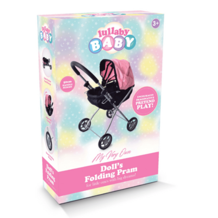 KTL Lullaby Baby Dolls Folding Pram TY2265