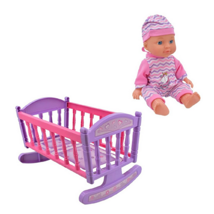 KTL Lullaby Baby Doll with crib TY2155