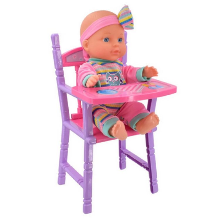 KTL Lullaby Baby Doll with high chair TY2160
