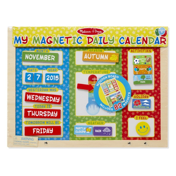 Melissa and Doug My First Daily Magnetic Calendar #19253