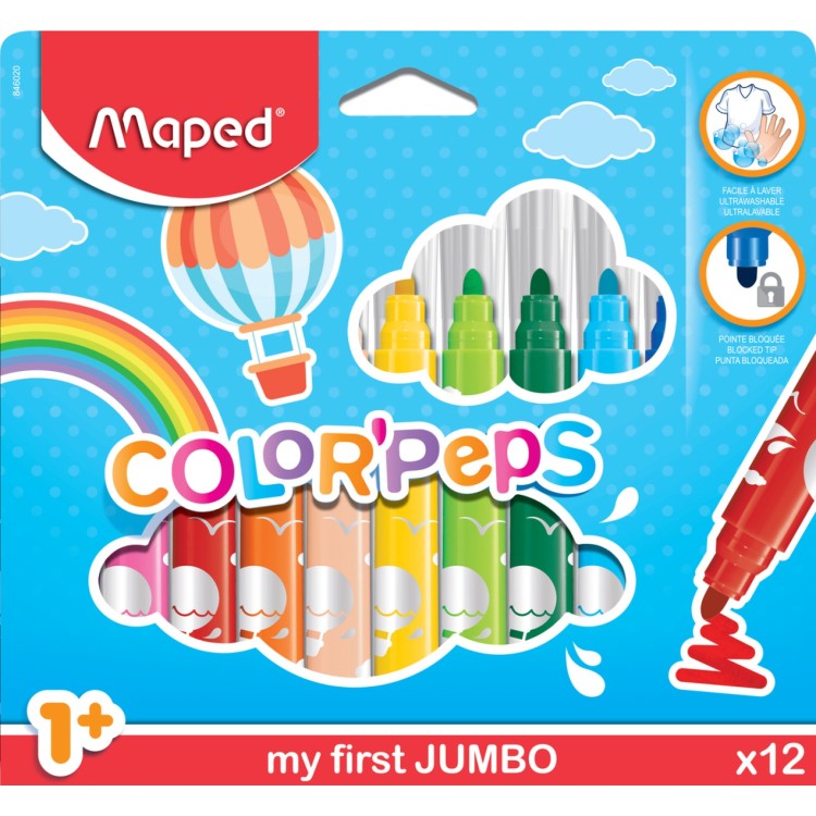 Maped Color'Peps 12 My First Jumbo pens