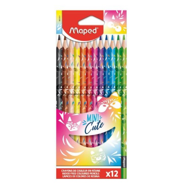 Maped Mini Cute Colouring Pencils 12 Pack