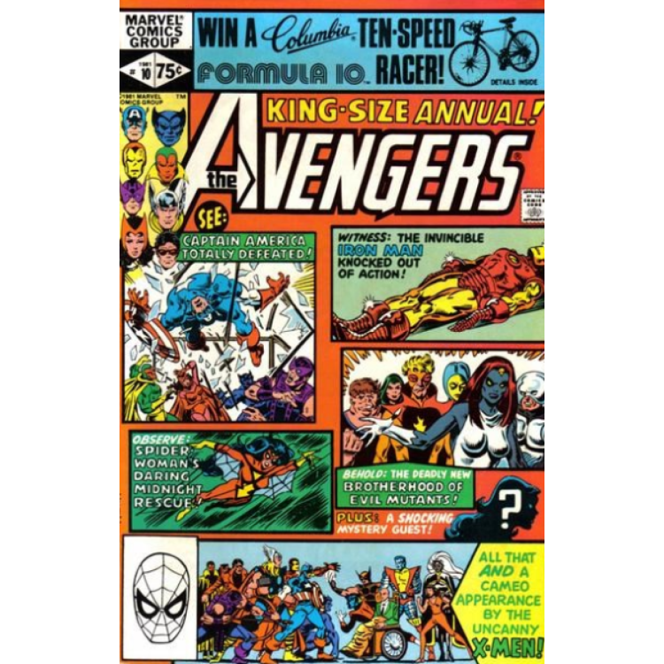 Marvel Comics King-Size Annual! The Avengers Issue 10 (1981) First Appearance Of Rogue / Death of Kang / Immortus