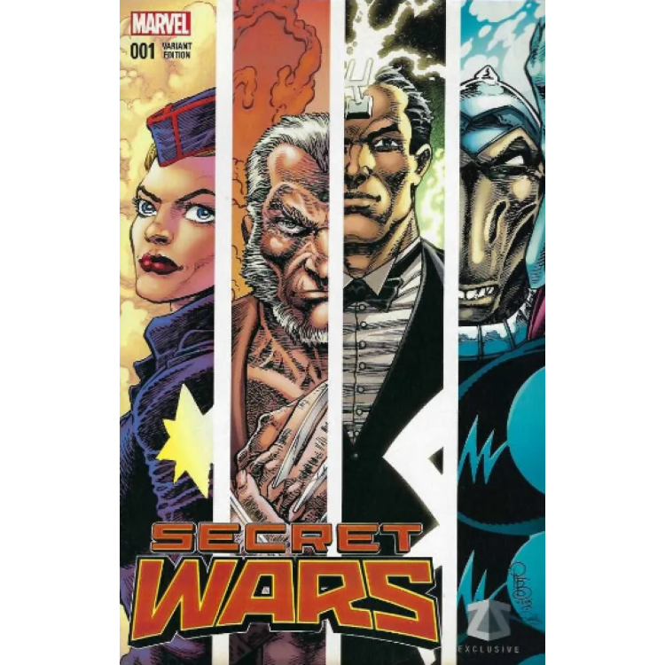Marvel Comics Secret Wars Issue 001 Variant Edition Z Exclusive