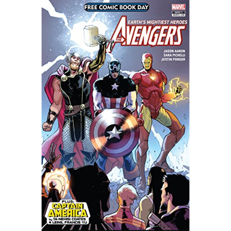 Marvel Comics The Avengers Plus Captain America Free Comic Book Day