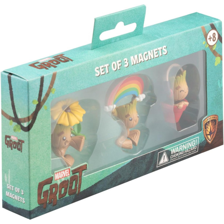MARVEL GROOT Set Of 3 Magnets