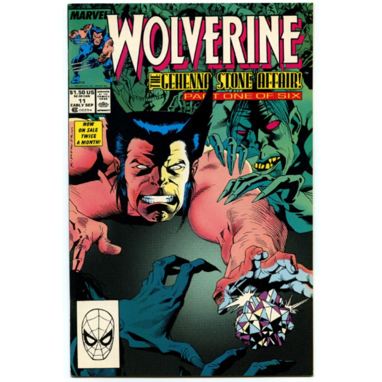 Marvel Comics Wolverine Vol 2 Issue 11 (1989)
