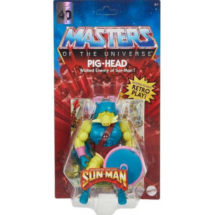 Mattel Masters Of The Universe Action Figure 40th Anniversary- Pig Head 