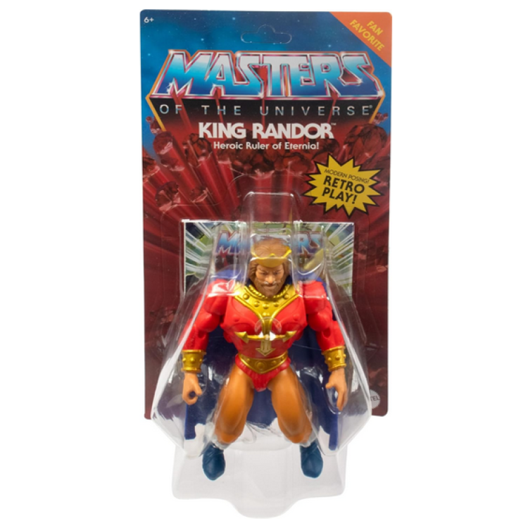 Mattel Masters Of The Universe Action Figure 40th Anniversary- Kind Randor Heroic Ruler of Eternia