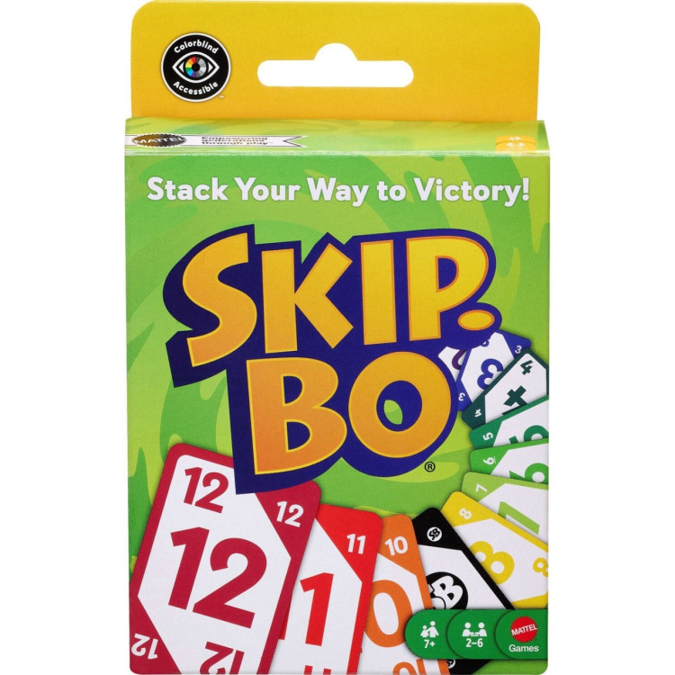 Mattel AJMY58 Skip Bo Card Game