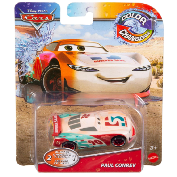 Mattel GNY94 Disney Pixar Cars Colour Changers Paul Conrev