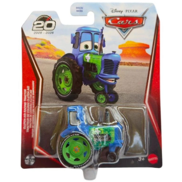 Mattel DXV29 Disney Pixar Cars - Clutch Aid Racing Tractor