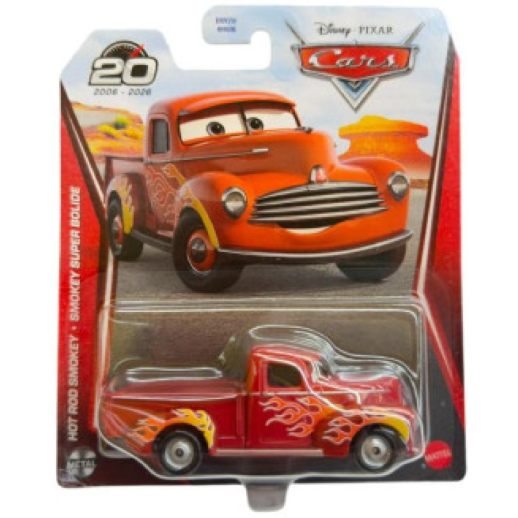Mattel DXV29 Disney Pixar Cars - Hot Rod Smokey