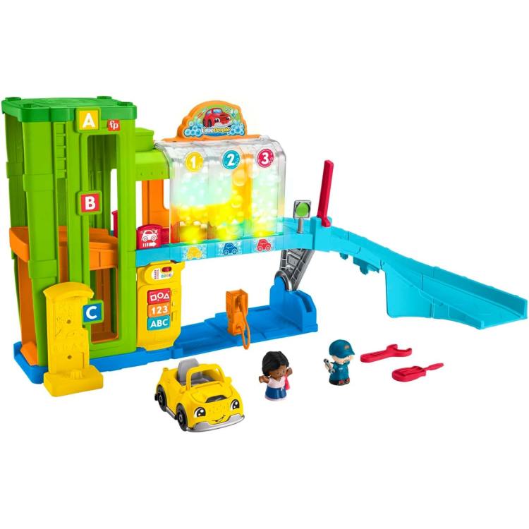 Mattel Fisher Price Little People Light Up Learning Garage