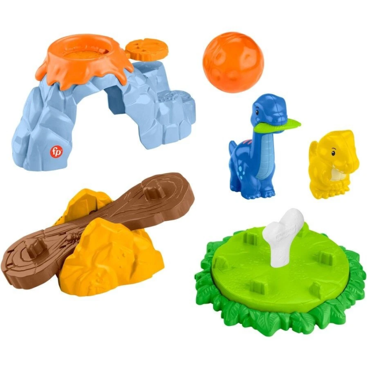 Mattel HYH68 Fisher Price Little People Spin & Play Dino Playground
