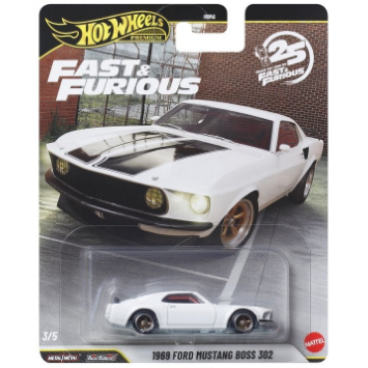 Mattel Hot Wheels Premium Fast & Furious - 1969 Ford Mustang Boss 302 HNW46