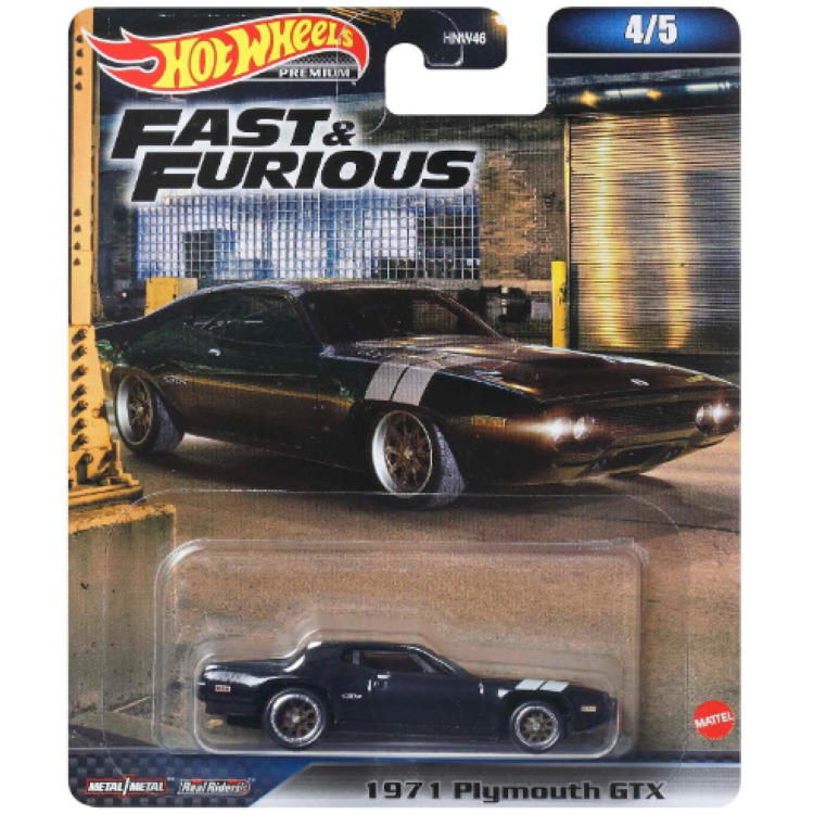 Mattel Hot Wheels Premium Fast & Furious - 1971 Plymouth GTX HNW46