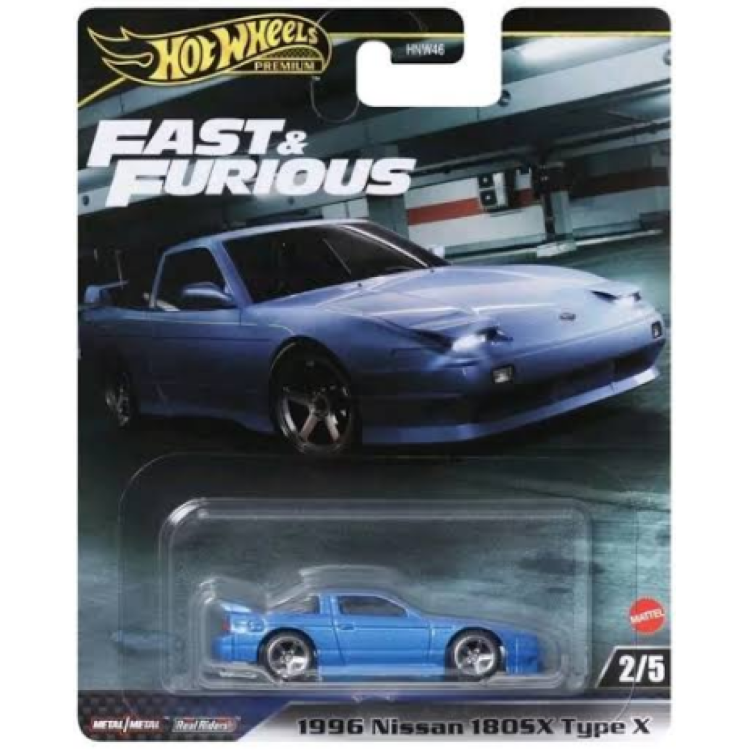 Mattel Hot Wheels Premium Fast & Furious - 1996 Nissan 180SX Type X HNW46