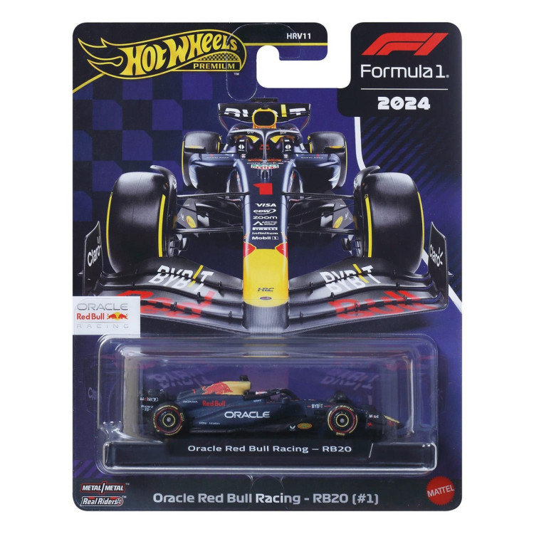 Mattel Hot Wheels Premium Formula 1 2024 - Oracle Red Bull Racing F1 Team Car HRV11