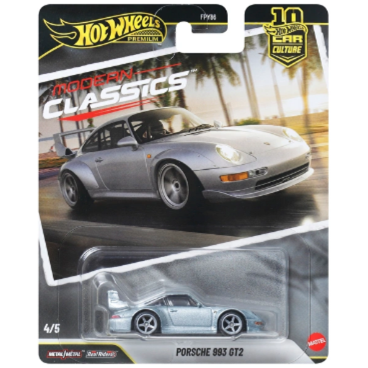 Mattel Hot Wheels Premium Modern Classics - Porsche 993 GT2 FPY86