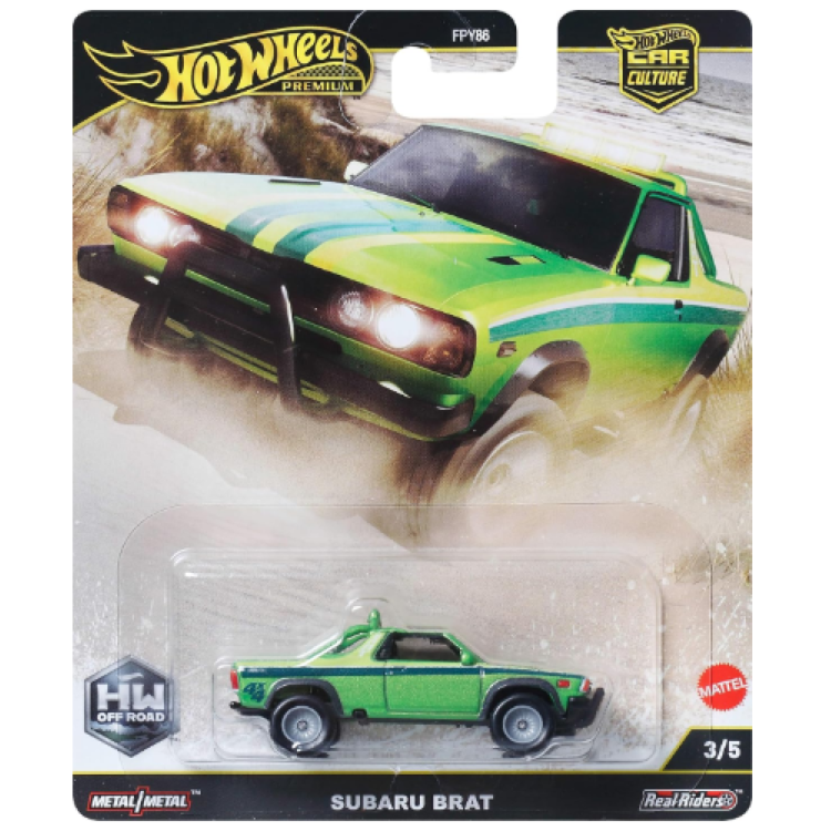 Mattel Hot Wheels Premium Off Road - Subaru Brat FPY86