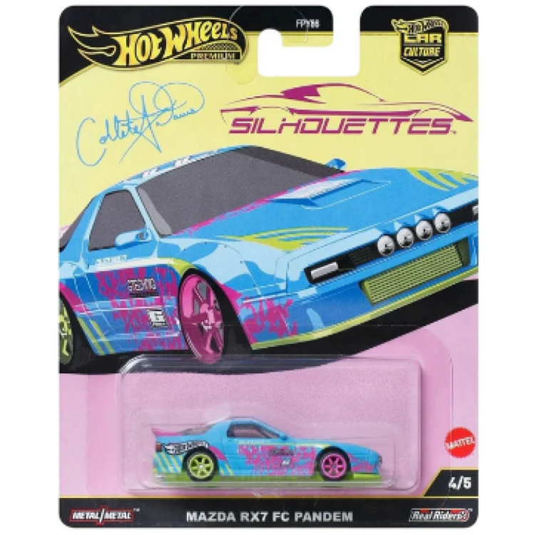 Mattel Hot Wheels Premium Silhouettes - Mazda RX7 FC Pandem FPY86