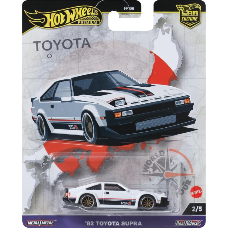 Mattel Hot Wheels Premium World Tour - '82 Toyota Supra FPY86