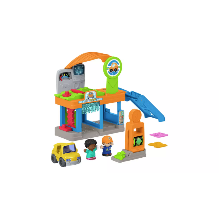 Mattel JJY07 Fisher Price Little People Fillin' Filling Fun Service Station