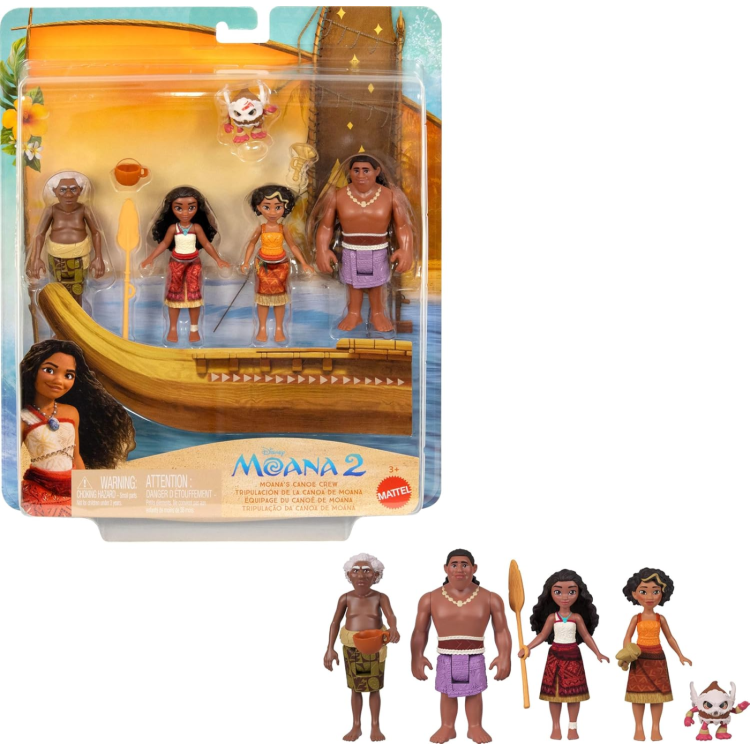 Mattel Moana 2 Moana's Canoe Crew