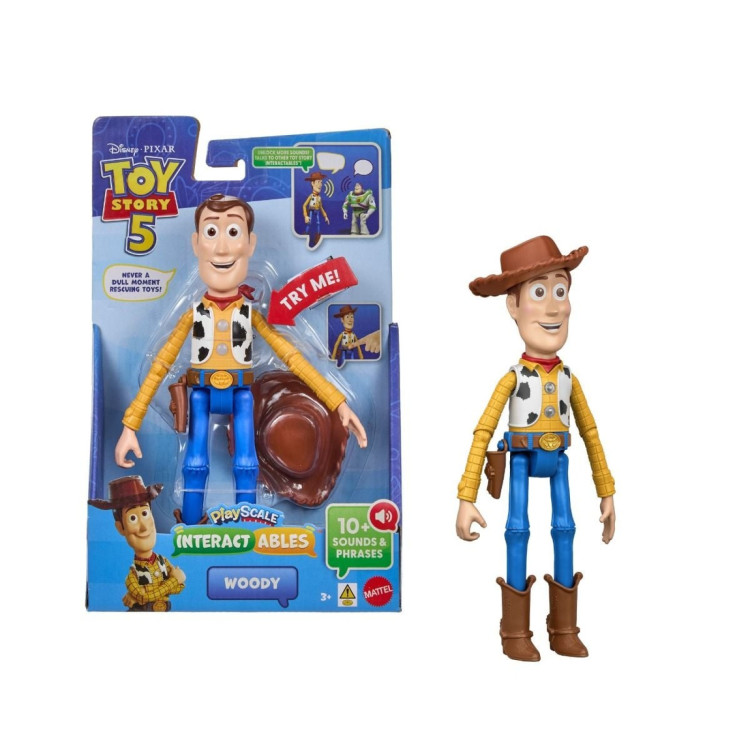 Mattel JKV25 Toy Story 5 Playscale Interactables Woody JKV25