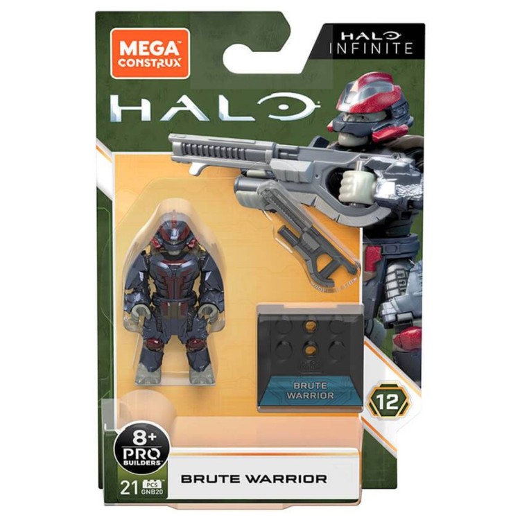 Mattel Mega Construx Halo Figure - Brute Warrior