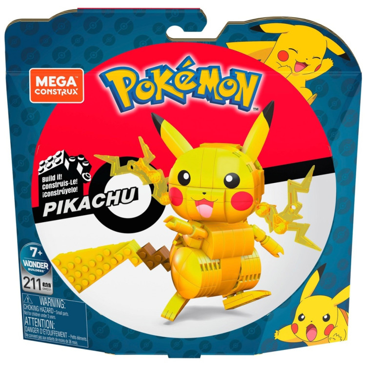 Mattel Mega Construx Pokemon - Pikachu 211pcs GMD31