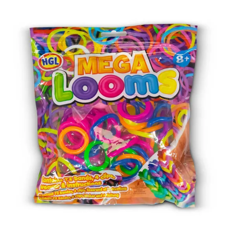 Mega Loom Bands - Super Size Bands 72 Pack