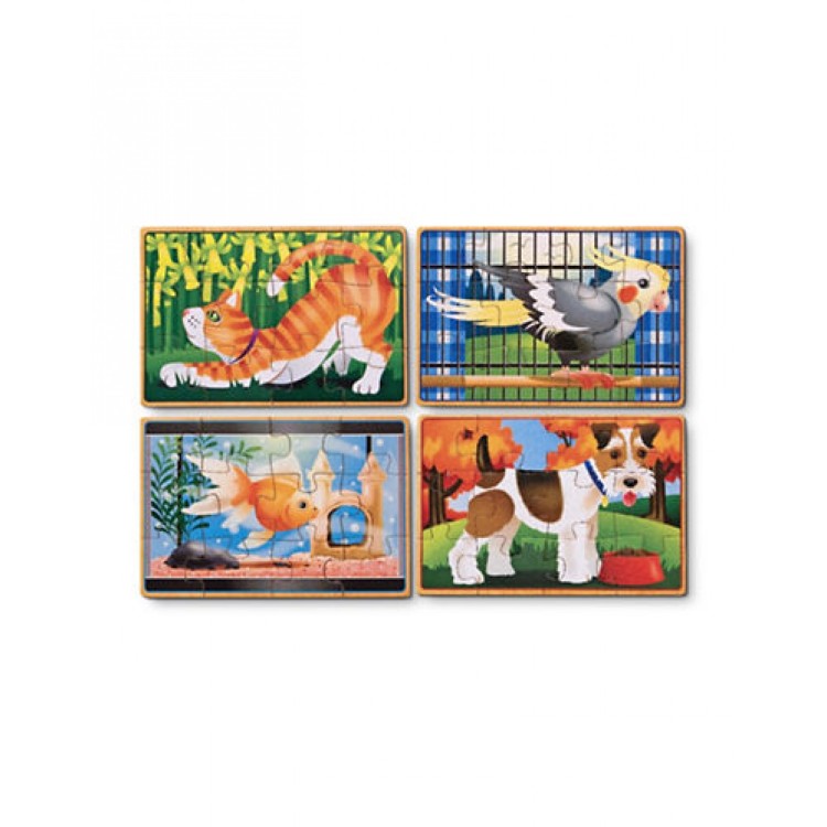 melissa & doug pets puzzles in a box