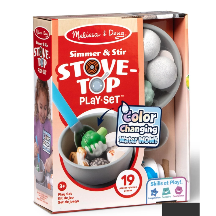 SPM Melissa & Doug Simmer and Stir Stovetop Play Set