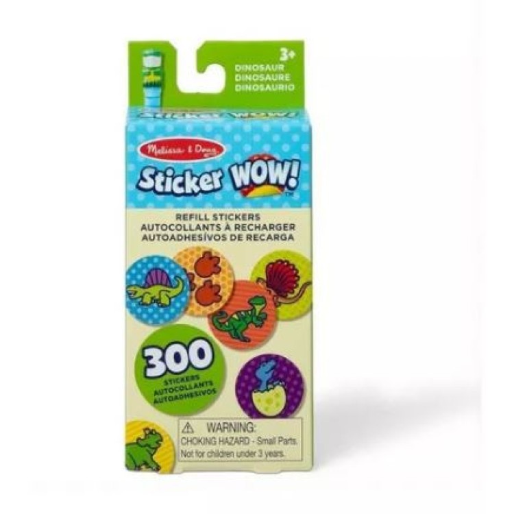 Melissa & Doug Sticker Wow! 300 Refill Stickers - Dinosaur