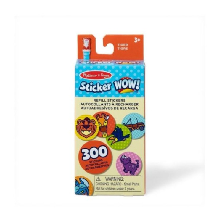 Melissa & Doug Sticker Wow! 300 Refill Stickers - Tiger