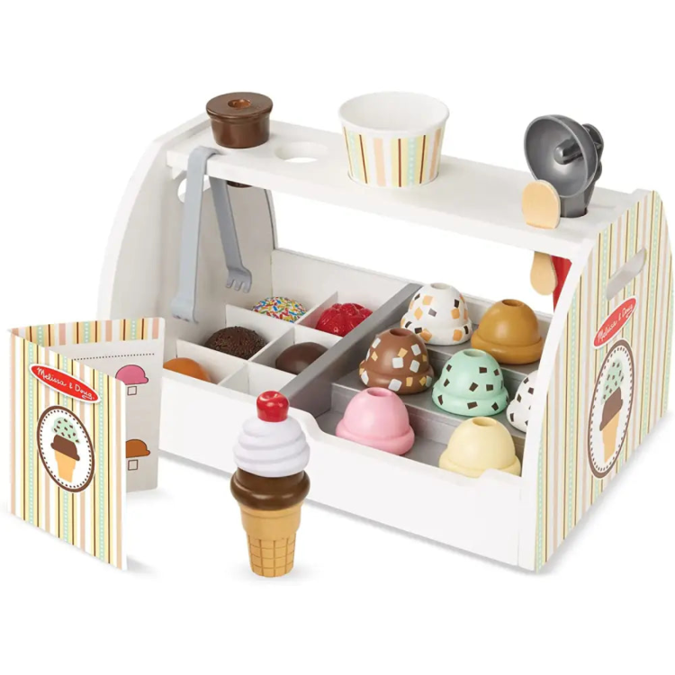 SPM Melissa & Doug Wooden Ice Cream Counter 19286
