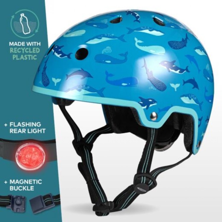 Micro Eco Helmet Deluxe Sealife Medium 55-58cm MAH09SL-M