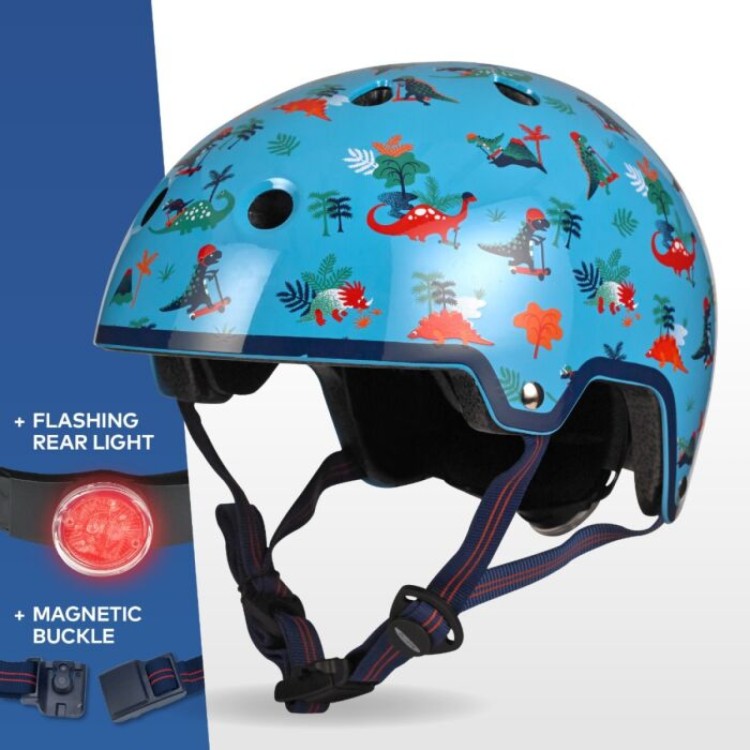 Micro Helmet Deluxe Medium 55-58cm Dinosaurs MAH08DIN-M