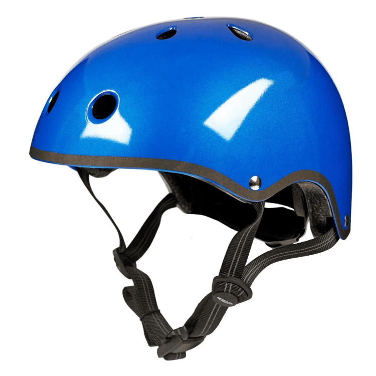 Micro Deluxe Helmet Metallic Blue - Small 48-54cm