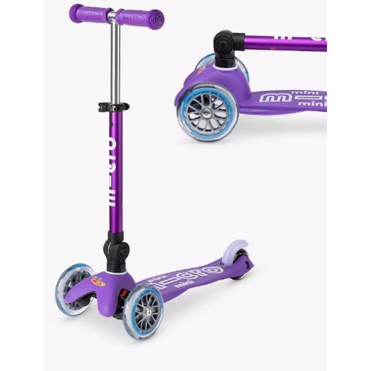 Micro Scooter - Mini Deluxe Foldable Scooter PURPLE MMD153