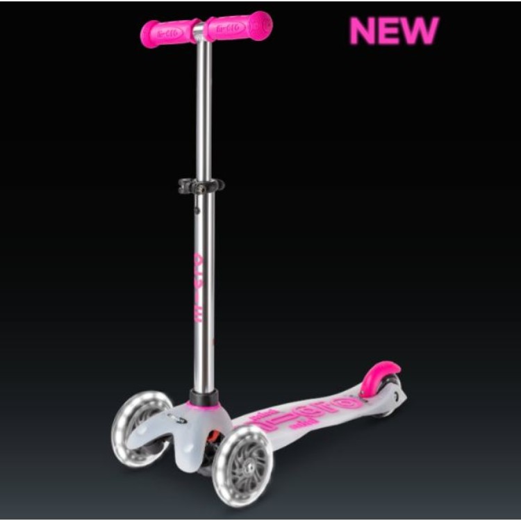 Micro Scooter Mini Deluxe Flux Pink LED MMD203