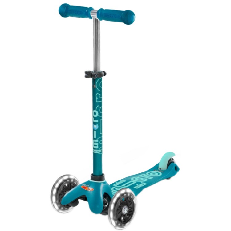 Micro Scooter Mini Deluxe LED Aqua MMD076