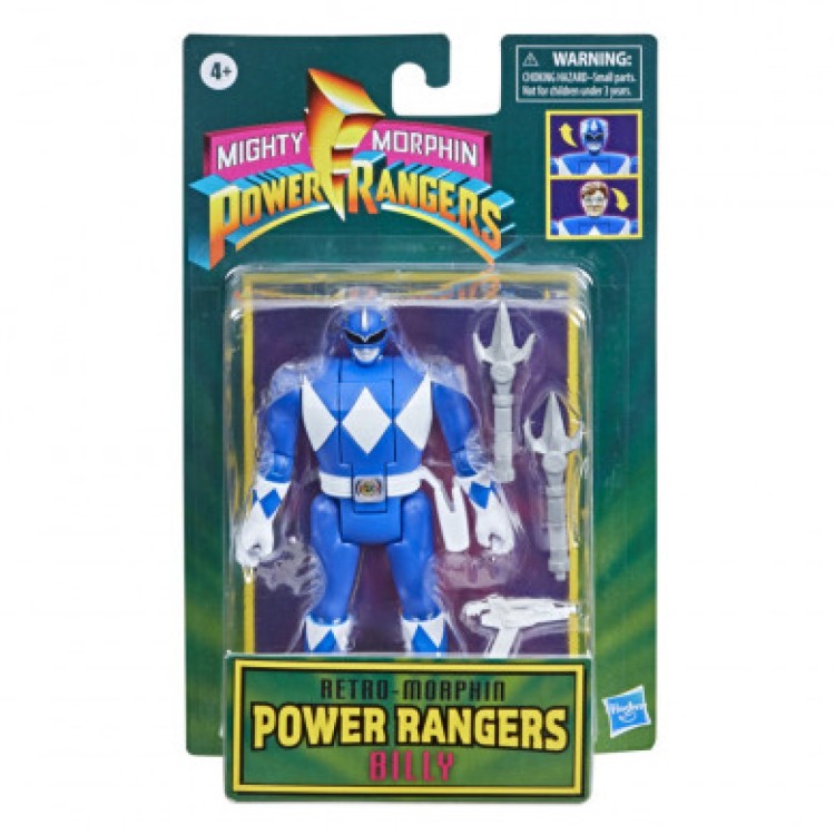 Hasbro Mighty Morphin Power Rangers Retro Billy Figure (Damaged Box)