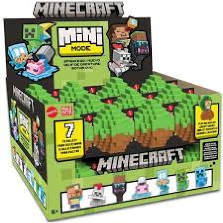 Mattel Minecraft Mini Mode Spawn Egg 7 To Collect