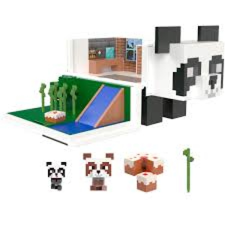 Mattel Minecraft Mobhead Minis Panda Playhouse