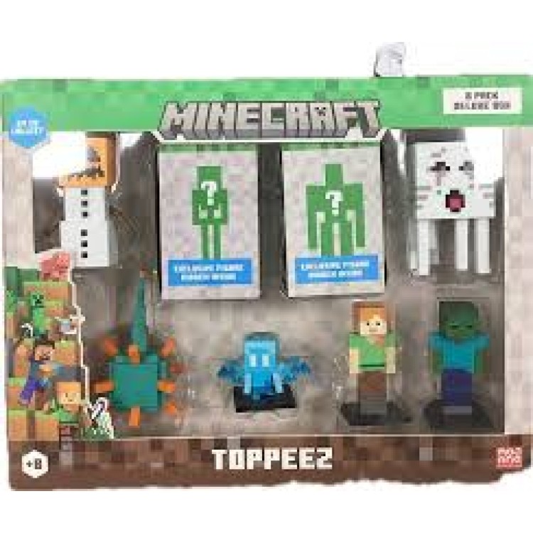 STL Minecraft Toppeez Deluxe Pack 8 Figures